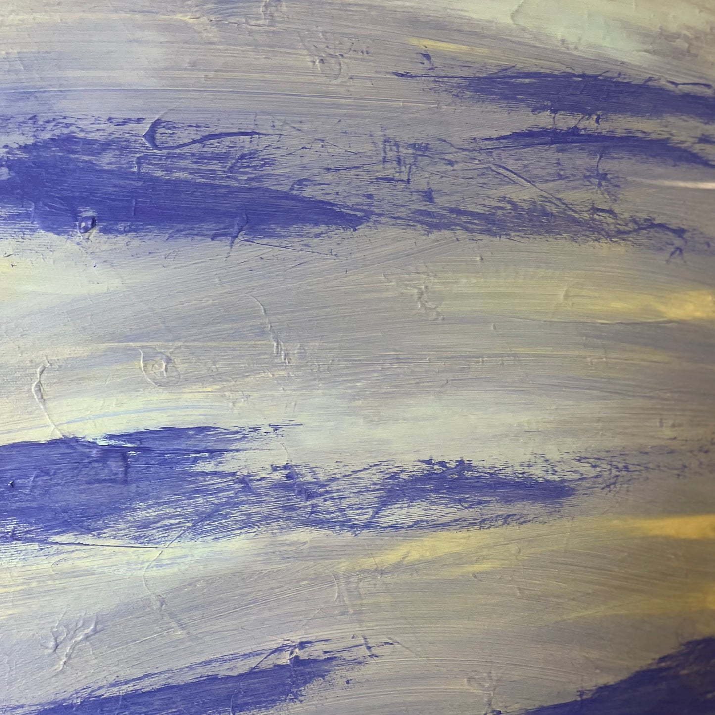 SOLD - Blaugrüne Wolken // 50x70 cm