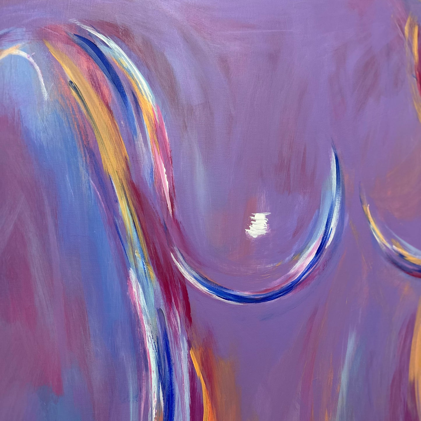 Ethereal embrace // 100x100 cm