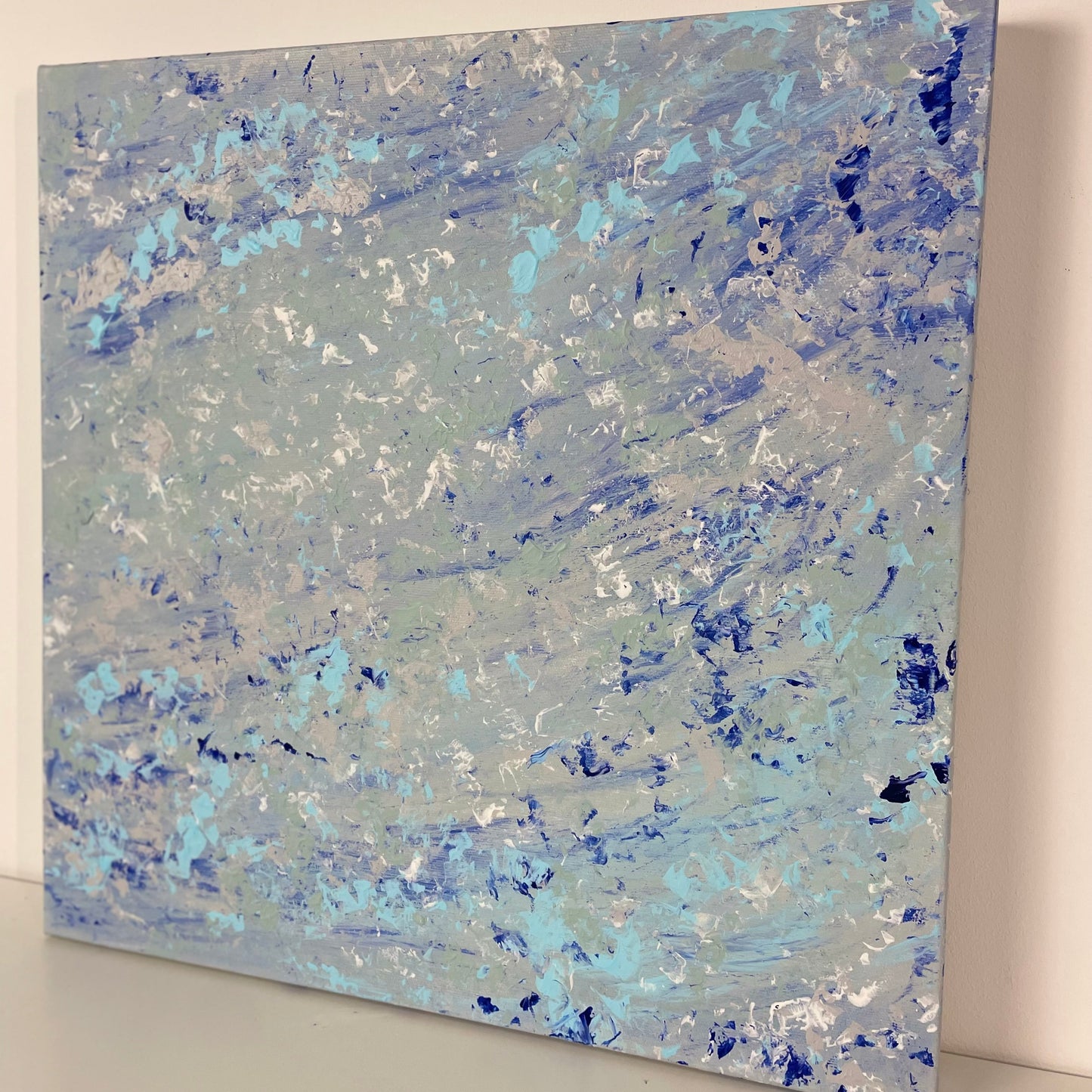 Original painting of an abstract ocean