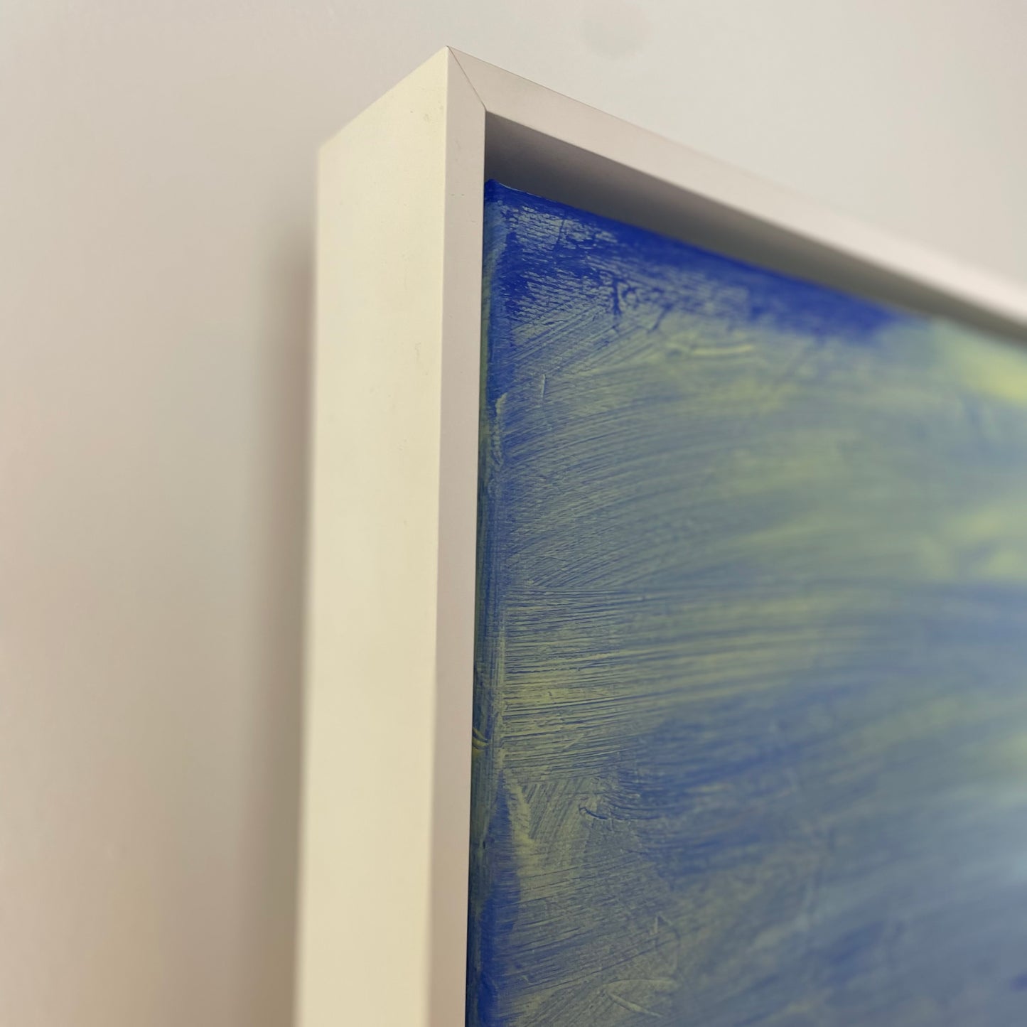 SOLD - Blaugrüne Wolken // 50x70 cm