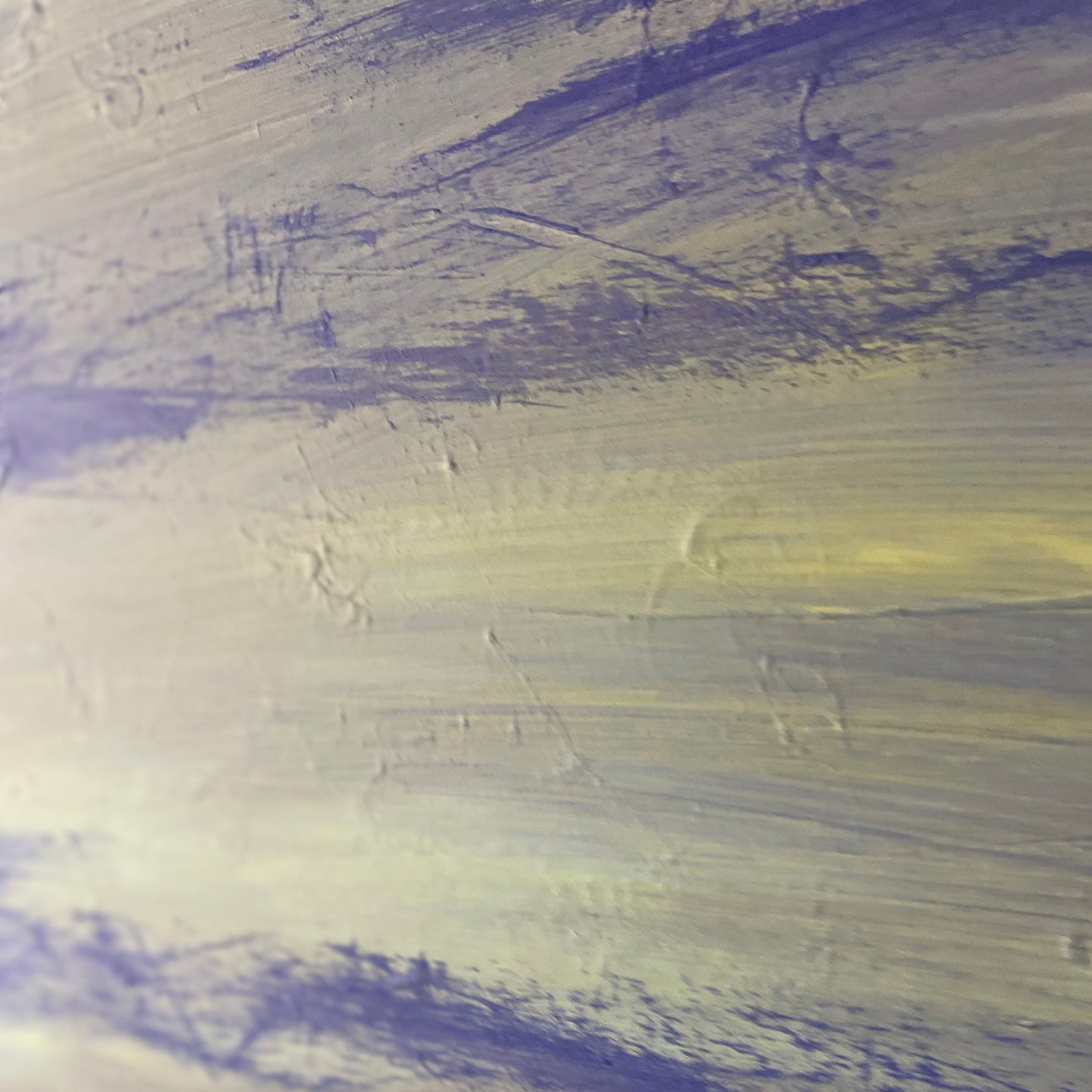 SOLD - Blaugrüne Wolken // 50x70 cm