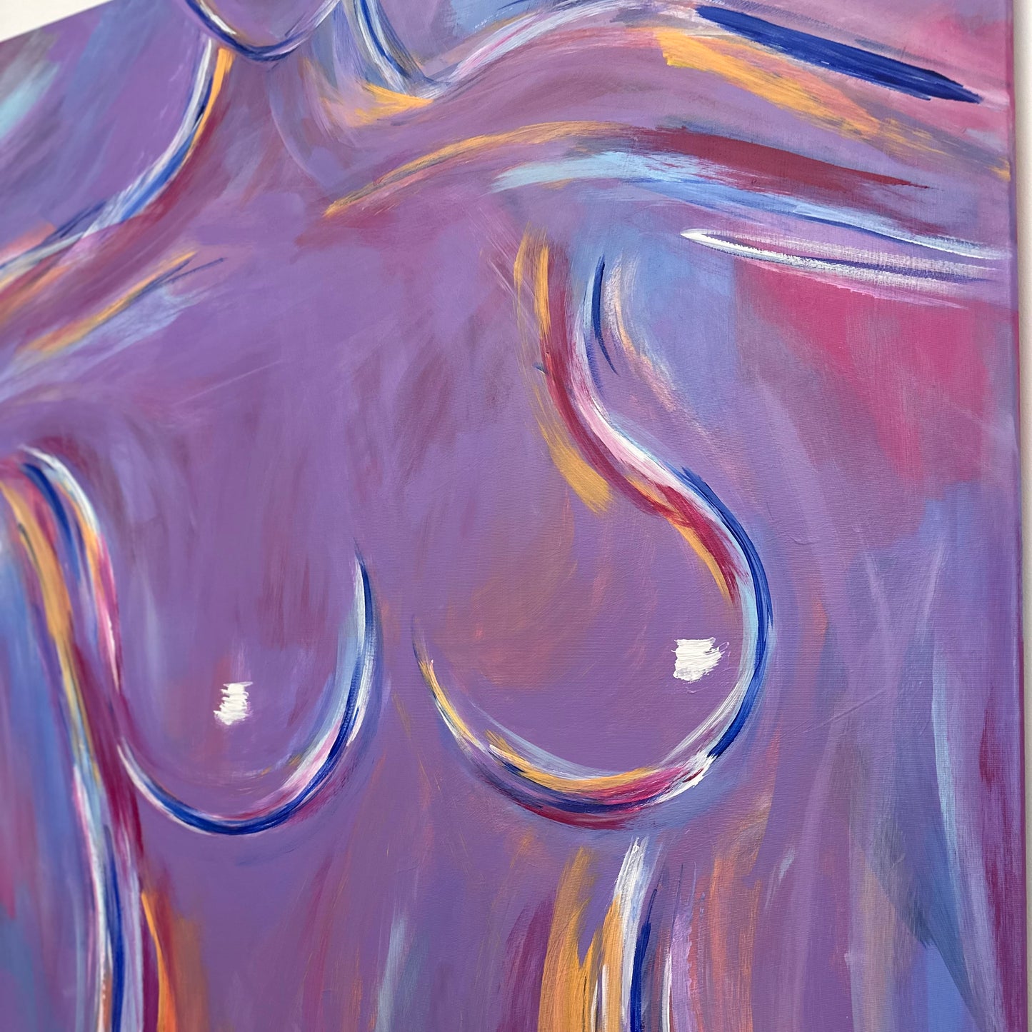Ethereal embrace // 100x100 cm