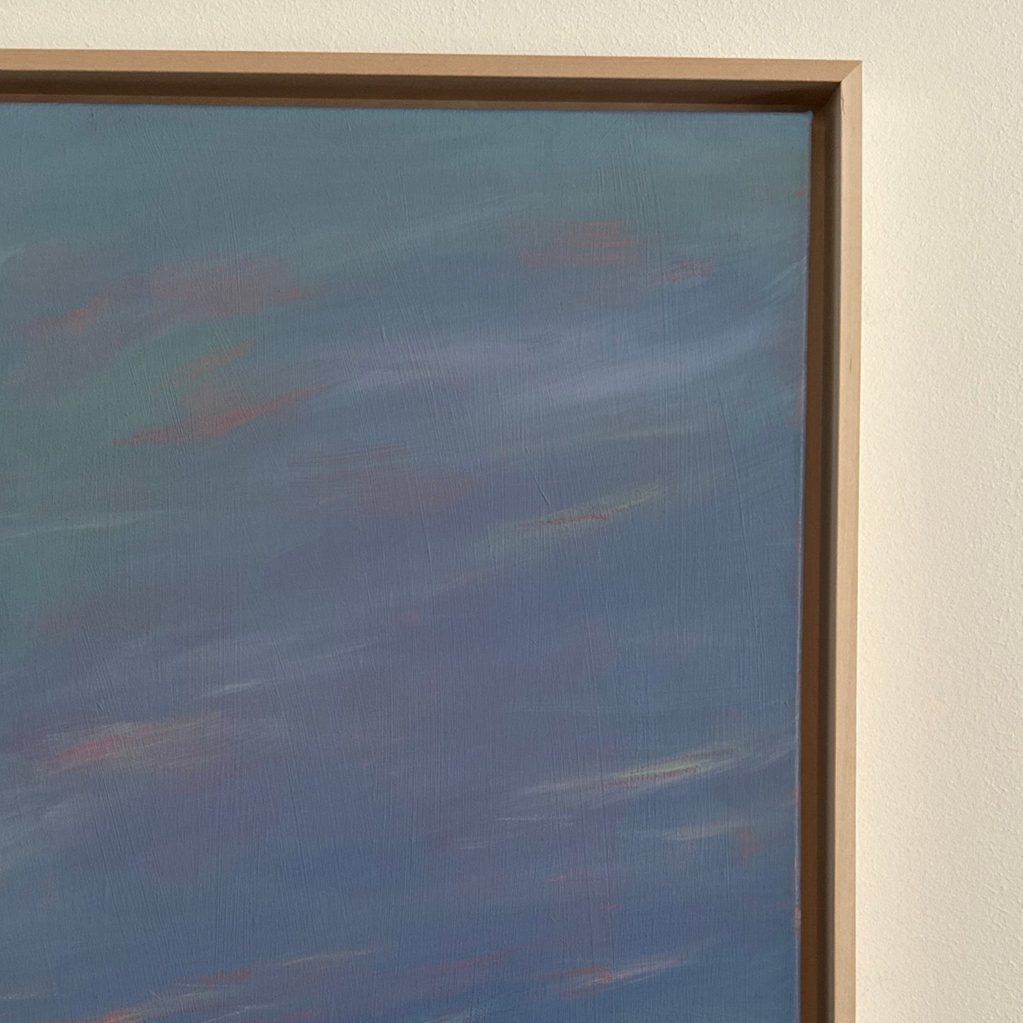 blaues und grünes Gemälde