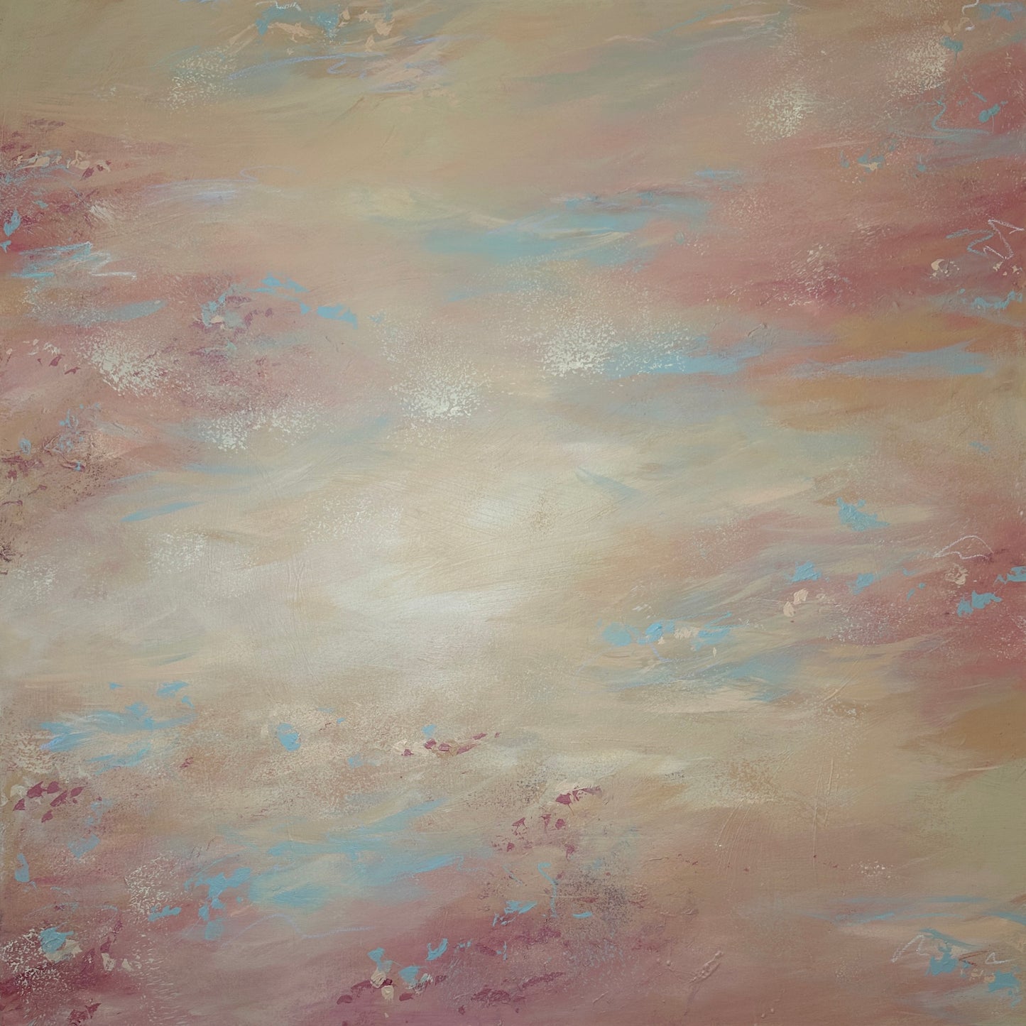 Echoes of calm // 100x100cm