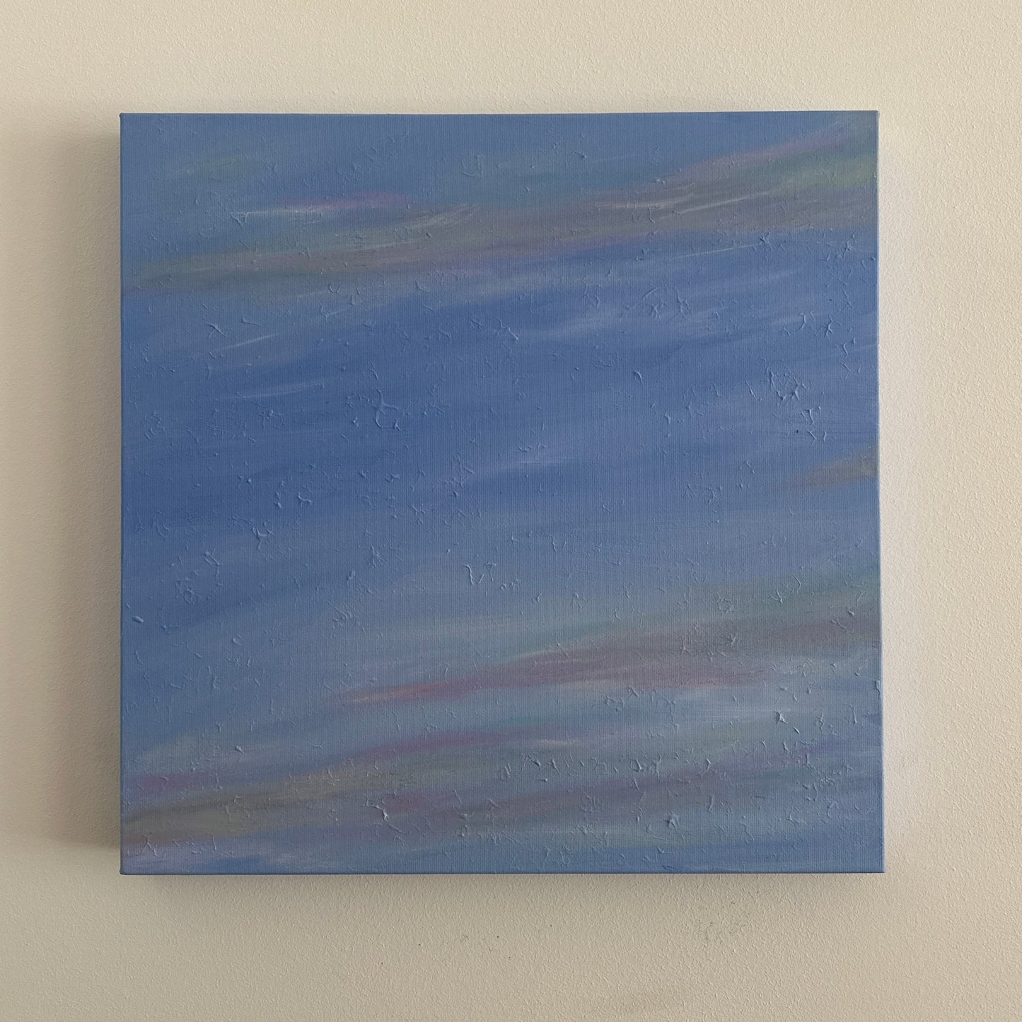 blaues Kunstwerk mit highlights