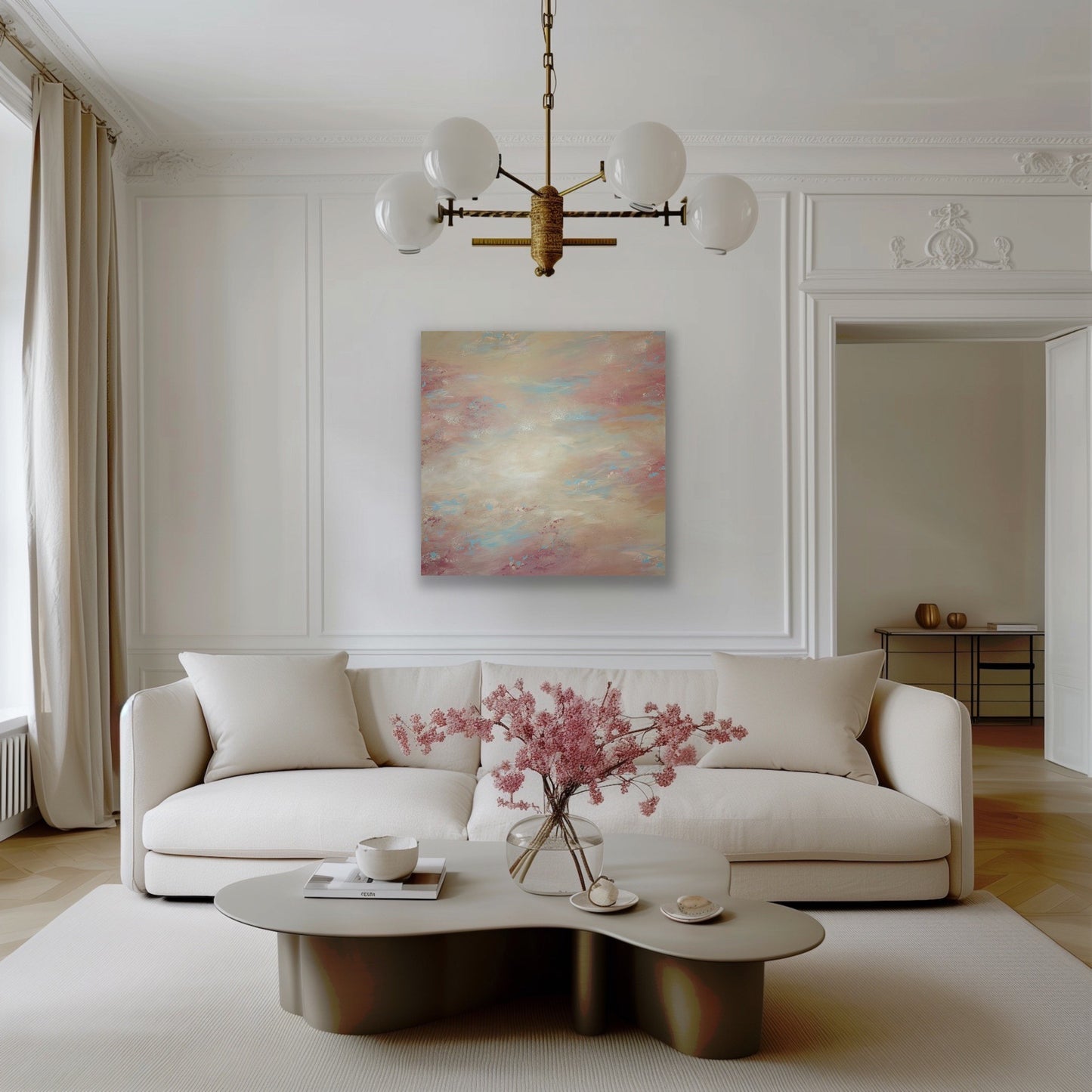 Echoes of calm // 100x100cm