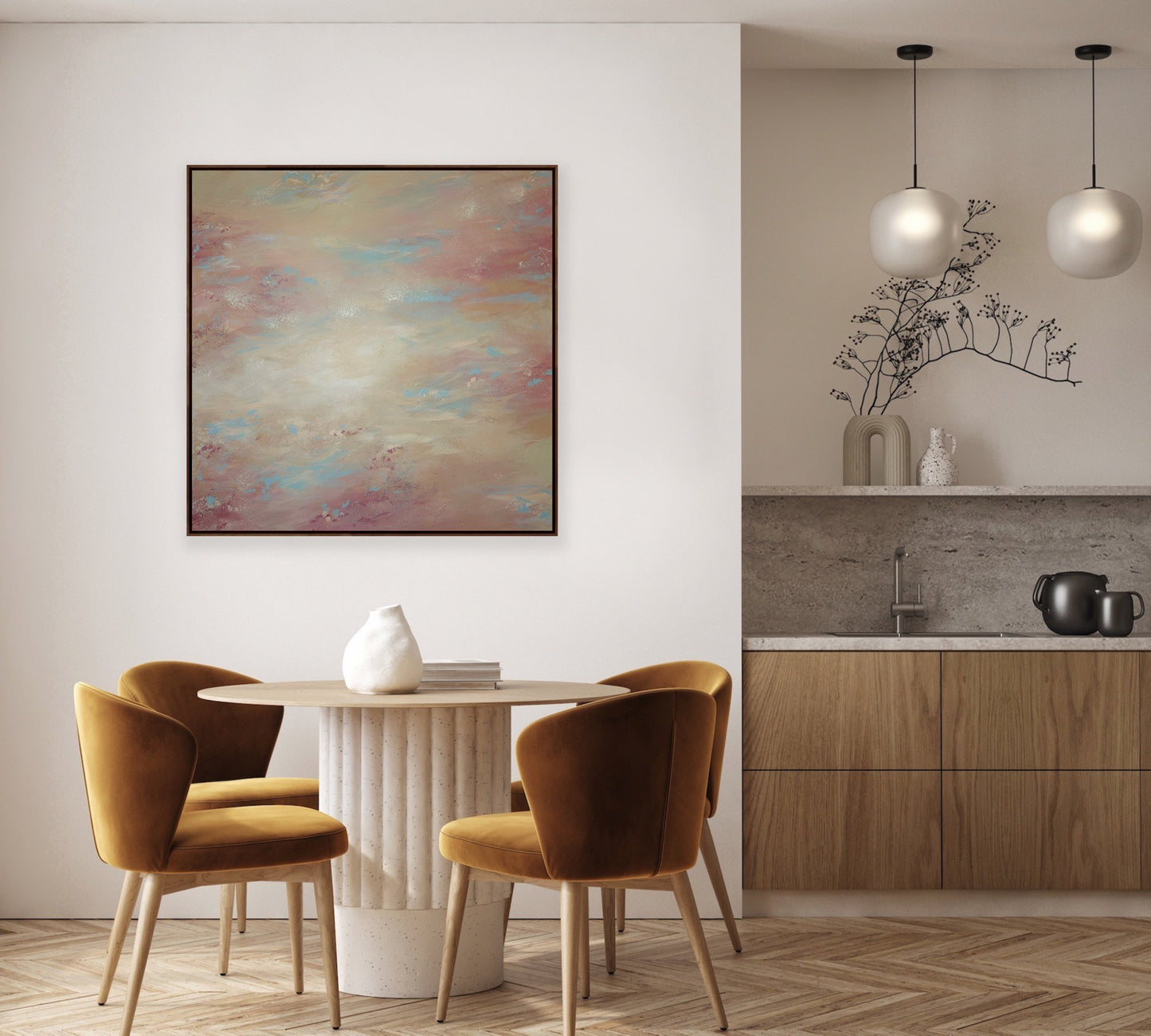 Echoes of calm // 100x100cm