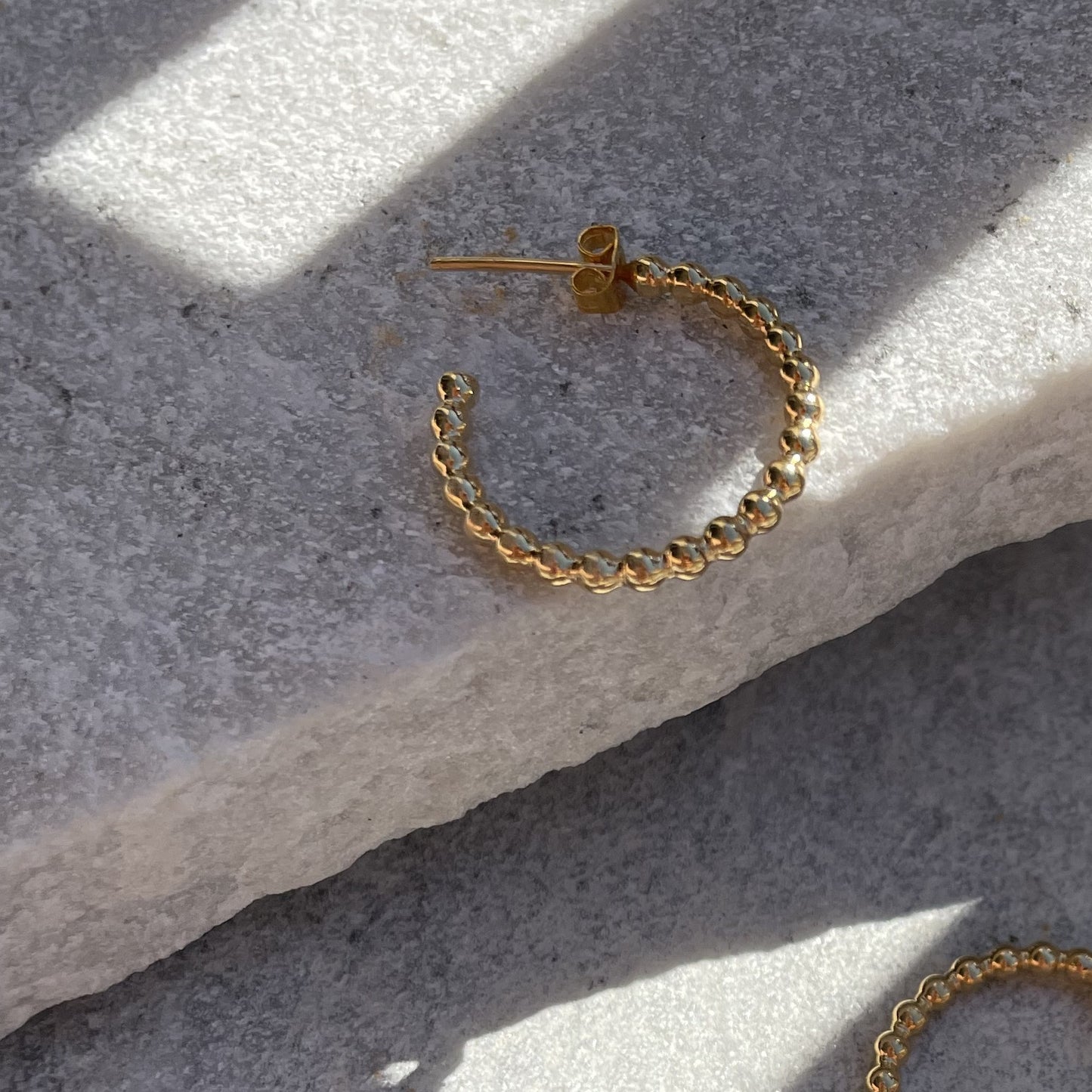 Clyde Ohrringe GOLD - Variante: groß