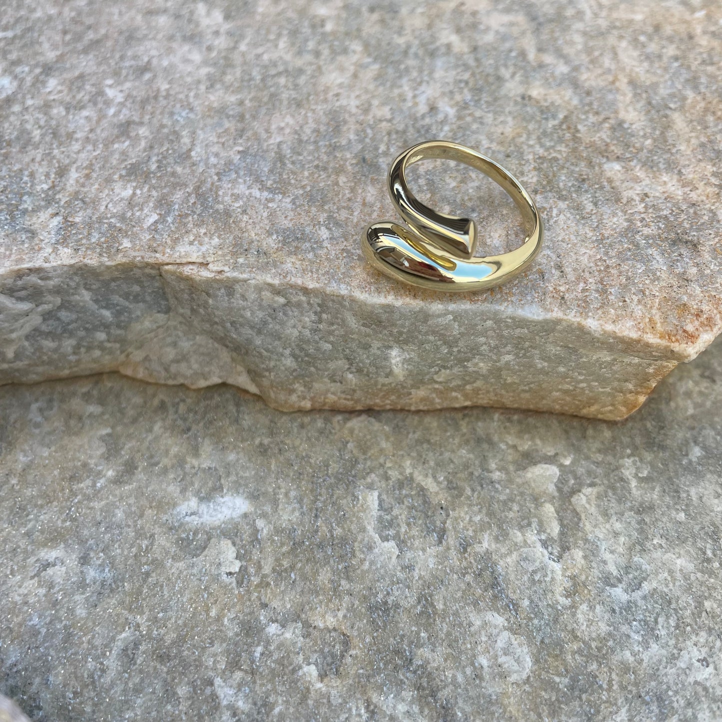 Golden Snake Ring