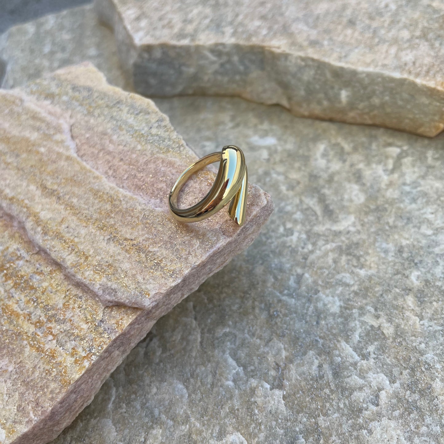 Golden Snake Ring