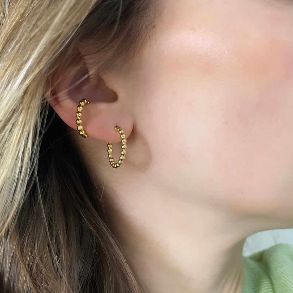 Clyde Ohrringe GOLD - Variante klein