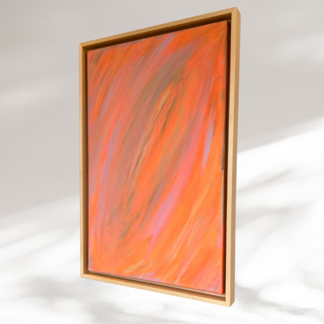 V Collection orange // small 40x60 cm